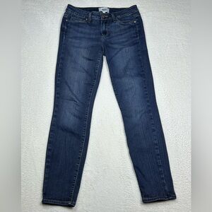 PAIGE Verdugo Ankle Skinny Jeans 27 Dark Wash Stretch W27 L34.5
